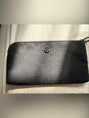 lululemon athletica Black Zip Clutch wallet